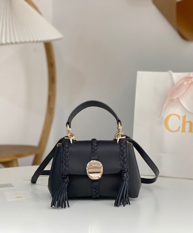 Chloe Penelope Mini Soft Shoulder Bag Black